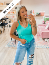 Load image into Gallery viewer, Sweet Serendipity Tank - Teal