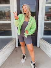 Load image into Gallery viewer, Share Your Light Corduroy Jacket - Neon Lime