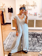 Load image into Gallery viewer, Daphne Scoop Neck Jumpsuit - Heather Gray