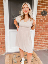 Load image into Gallery viewer, Sweet Ever After Dress - Taupe