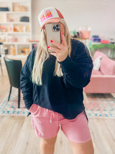Joy In My Life Shorts - Mauve
