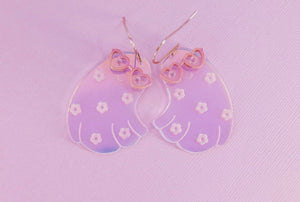 Ghost iridescent earrings (PREORDER)