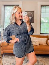 Load image into Gallery viewer, Hats Off To You Denim Tunic