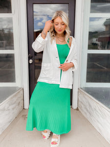 Let Your Hair Down Dress - Green