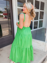 Load image into Gallery viewer, Wave Seeker Maxi Dress - Green