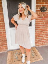 Load image into Gallery viewer, Sweet Ever After Dress - Taupe