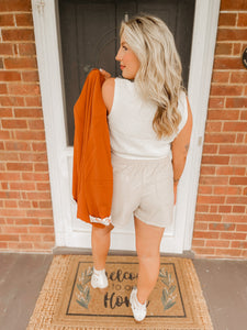 The Good Life Faux Leather Shorts