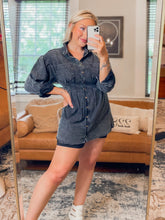 Load image into Gallery viewer, Hats Off To You Denim Tunic