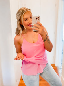 A Girl's Go-To Style Tank - Pink