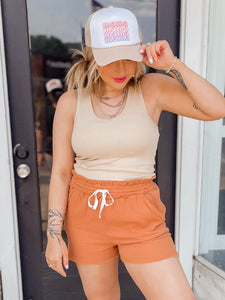 Find Me Again Basic Tank - Taupe