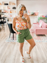 Load image into Gallery viewer, Bubbly Brunch Floral Tank - Orange