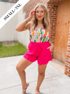 In My Favor Shorts - Hot Pink