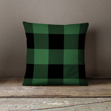 Load image into Gallery viewer, Green Plaid Pillow