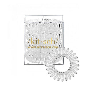 KITSCH - Transparent Hair Coils - Pack of 4