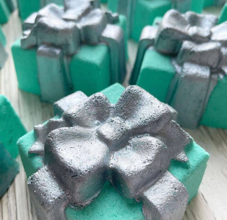 Little Blue Box Bath Bomb, Tiffany's Box Bath Bomb