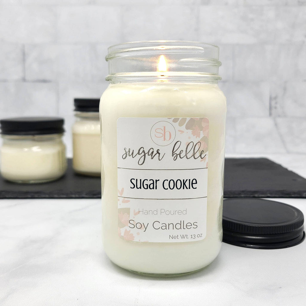 Sugar Cookie Mason Jar Soy Candle