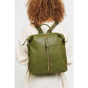 Kenzie on the go Backpack in Olive