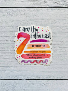 Enneagram 7 The Enthusiast Sticker