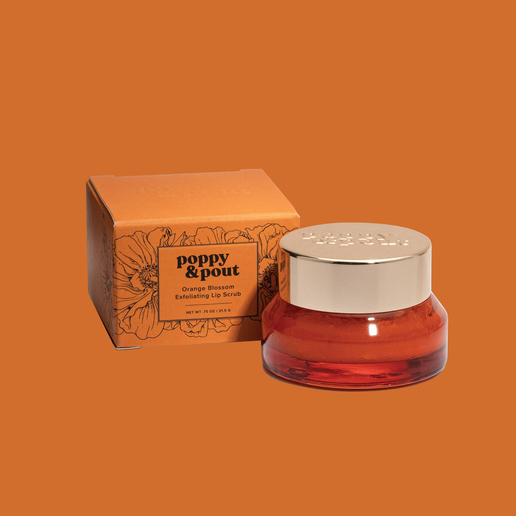 Poppy & Pout - Lip Scrub, Orange Blossom