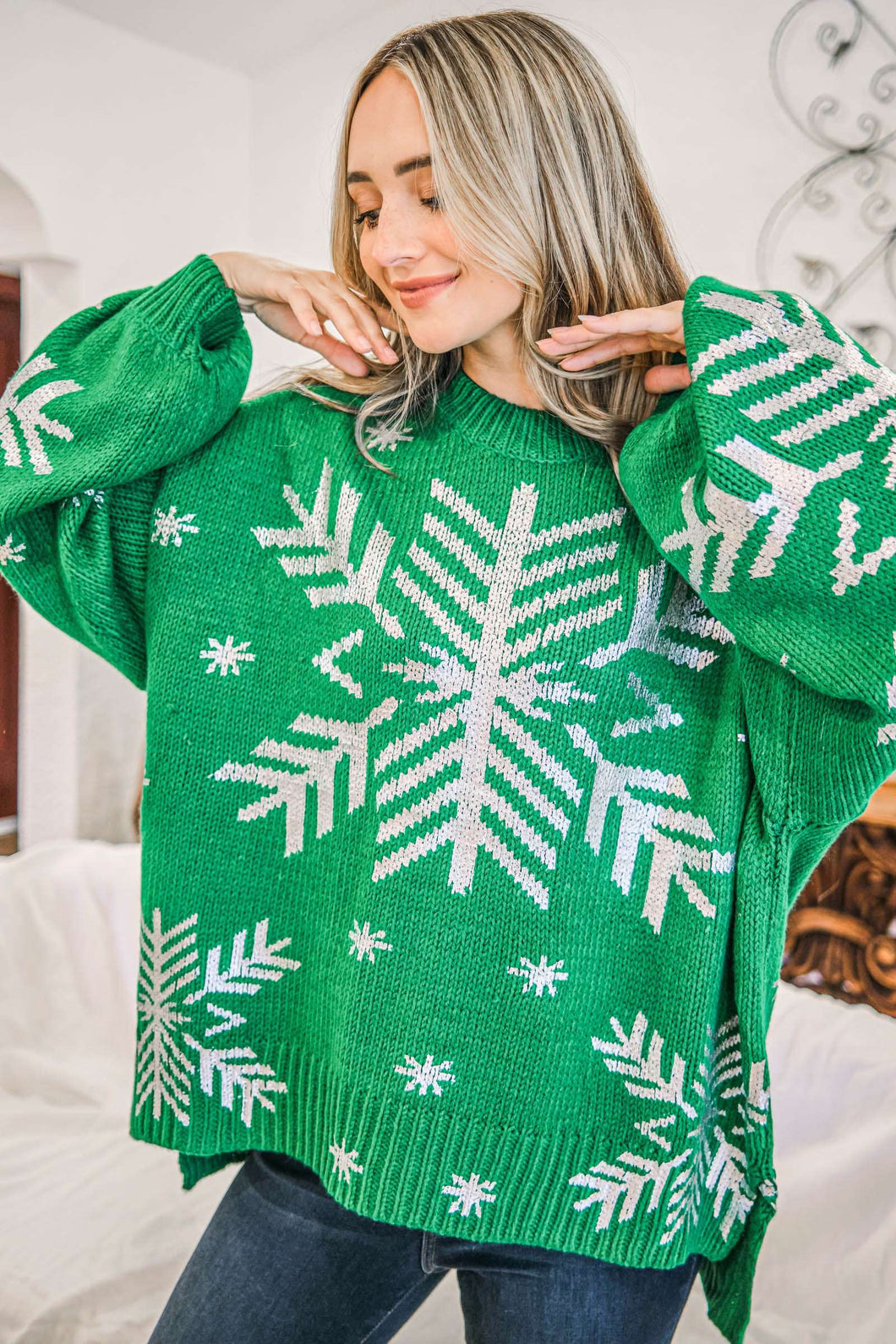 Snowflake Snuggles Sweater