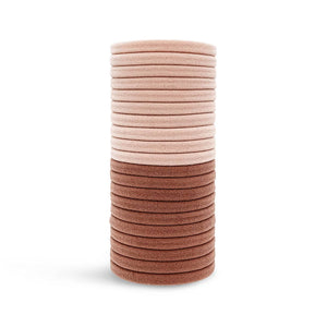 KITSCH - Eco-Friendly Nylon Elastics 20pc set - Blush