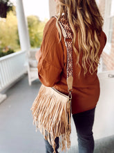 Load image into Gallery viewer, Sadie Fringe Purse in Tan