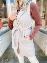 Load image into Gallery viewer, Not Your Average Trench Vest in Taupe