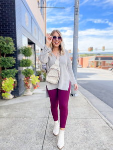 The Ashley Sweater in Gray