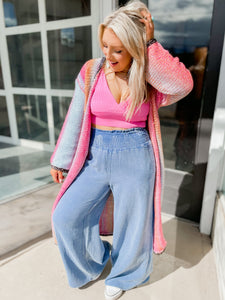 Keeping Promises Wide Leg Pants - Denim