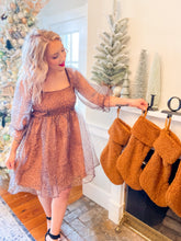 Load image into Gallery viewer, Love Me Leopard Babydoll Dress