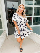 Load image into Gallery viewer, Feeling Flirty Abstract Dress