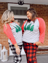 Load image into Gallery viewer, Merry Everything Glitter Trees Tee