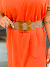 Load image into Gallery viewer, Beach Babe Woven Belt - Brown