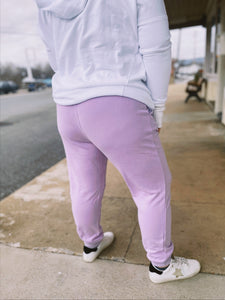 Steppin' Out Joggers in Lavender