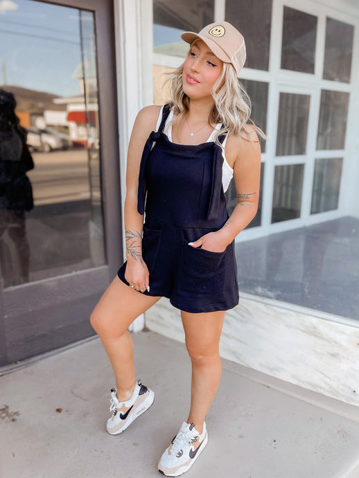 Nothing Like You Romper - Black
