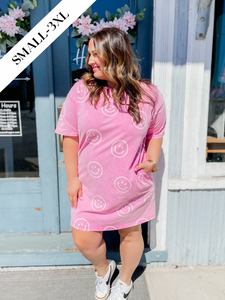 Share a Smile Graphic Tee Dress