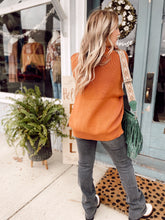 Load image into Gallery viewer, Raw Stitch Dolman Sweater in Pumpkin