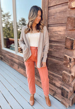 Load image into Gallery viewer, Feeling Fall-ish Corduroy Cargo Pants in Terracotta *FINAL SALE*