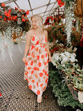 Load image into Gallery viewer, Pretty in Poppies Maxi Dress