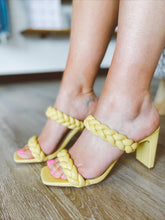 Load image into Gallery viewer, Found Braided Heel in Yellow