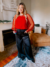 Load image into Gallery viewer, The after party silk pants in Black