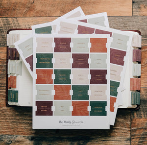 The Daily Grace Co - Jewel Tone Bible Tabs