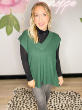 Load image into Gallery viewer, I Want It All Sweater Vest in Hunter Green