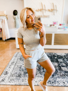 Lounge in Love Shorts Set