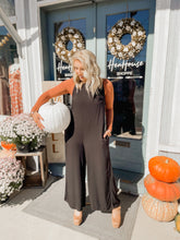 Load image into Gallery viewer, Windy Day Jumpsuit - Black
