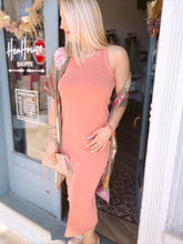Load image into Gallery viewer, On The Road Again Tank Dress in Terracotta