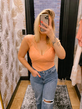 Load image into Gallery viewer, Springtime Daydreams Bodysuit in Peach