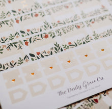 Load image into Gallery viewer, The Daily Grace Co - Rust Floral Bible Tabs