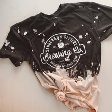Load image into Gallery viewer, Sanderson Sisters Brewing Co bleached graphic tee
