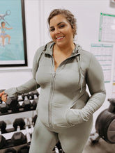 Load image into Gallery viewer, Curvy Buttery Soft Athleisure Zip Hoodie